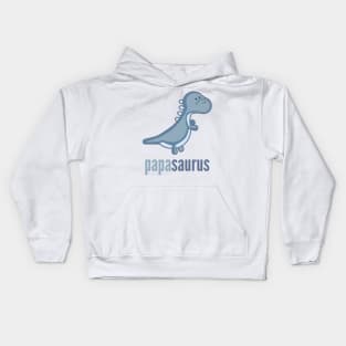 Papasaurus Shirt Family Dinosaur Shirt Set Kids Hoodie